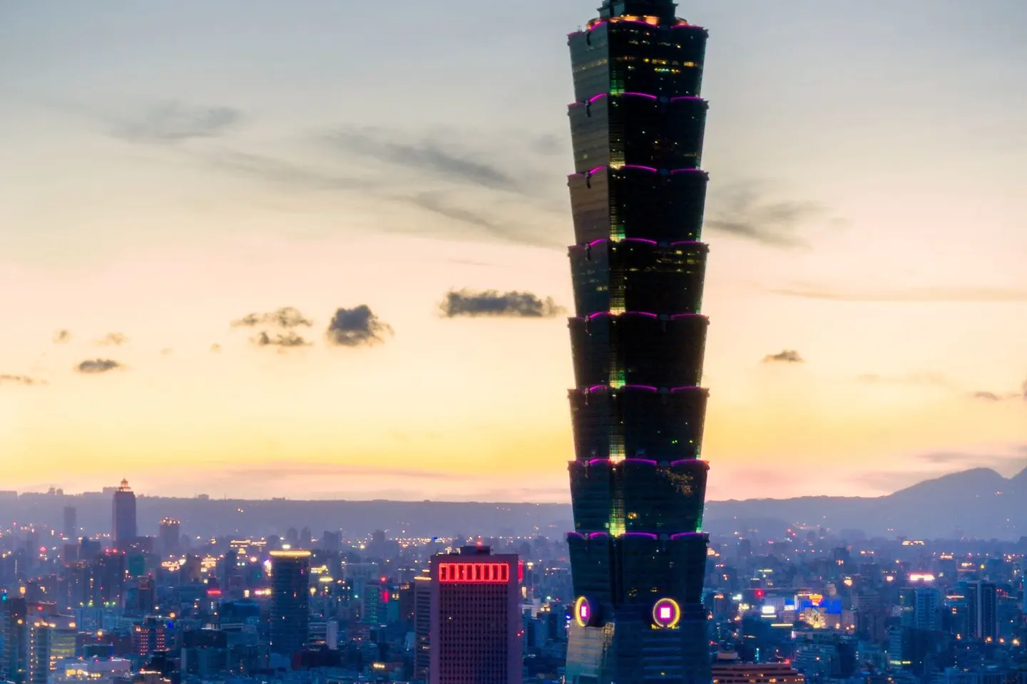 台北101與信義區天際線